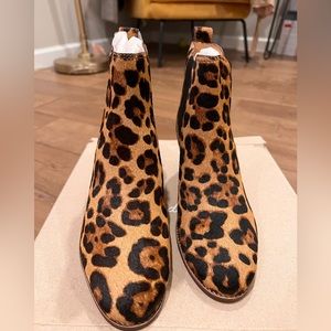 madewell cheetah ankle boots